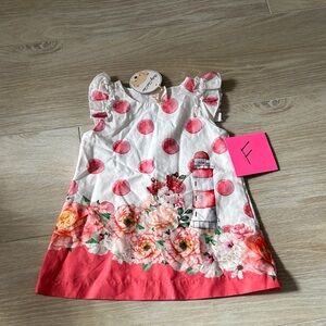 Pink Polka Dot Kids Dress